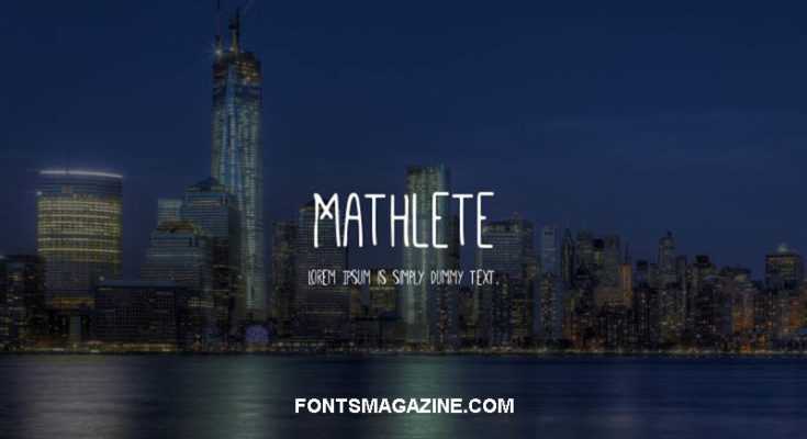 Mathlete Font Free Download [Direct Link]