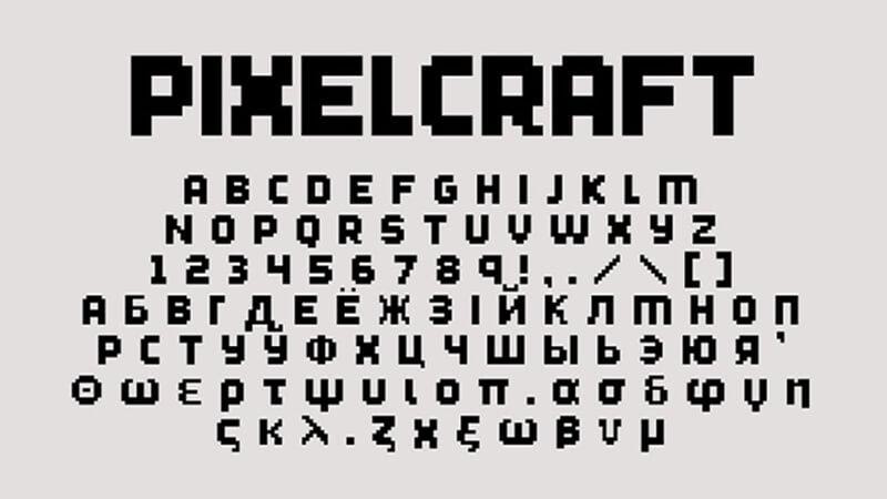 MineCrafter Font, dafont.com