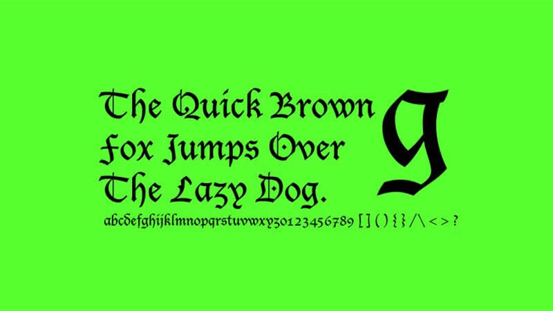 Lucida Blackletter Font Free Download [Direct Link] - FontsMag