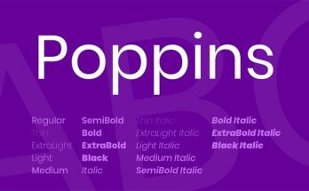 Poppins Font Free Download [Direct Link]
