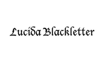 Lucida Blackletter Font Free Download [Direct Link]