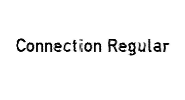 Connections Regular Font Free Download [ Direct Link ]