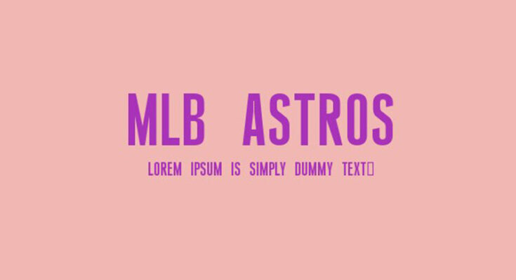 Astros Font Free Download [Direct Link]