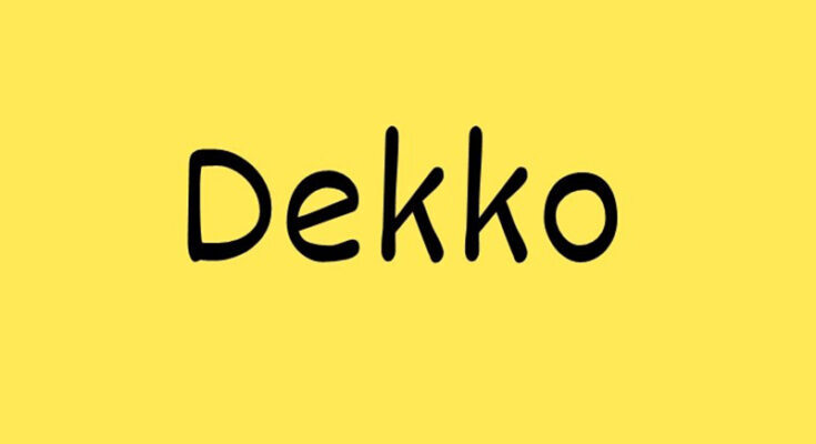 Dekko Font Free Download [Direct Link]