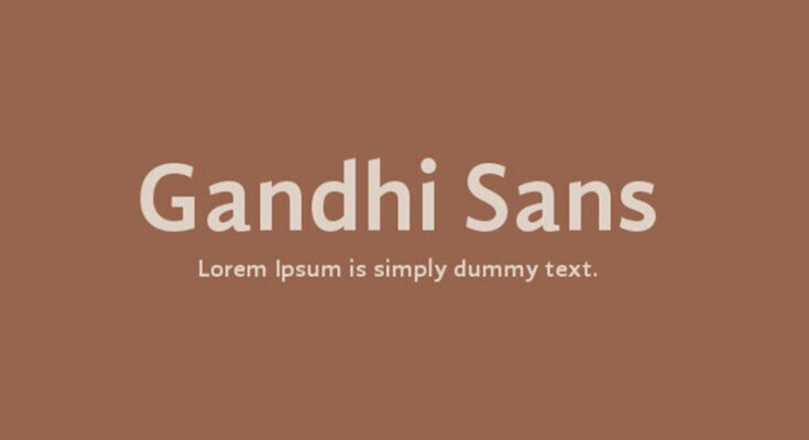 Gandhi Sans Font Free Download [Direct Link]