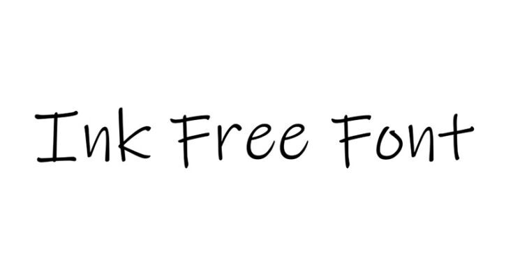 Ink Free Font Download [Direct Link]