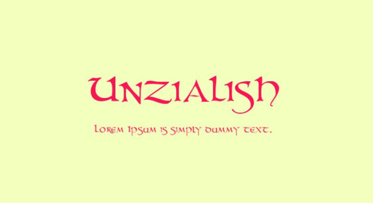Unzialish Font Free Download [Direct Link]