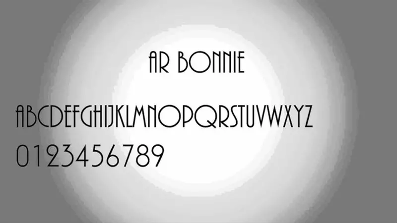 AR Bonnie Font Free Download