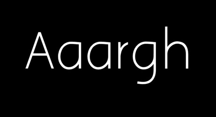 Aaargh Font Free Download