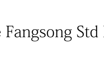 Adobe Fangsong Std R Font free