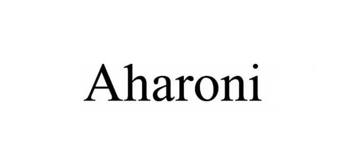 Aharoni Bold Font Family Free Download