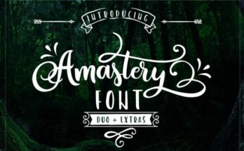 Amastery Script Font