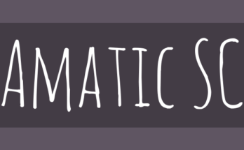 Amatic SC Font Free Download