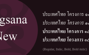 Angsana New Font free