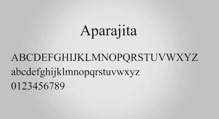 Aparajita Font Family Free Download