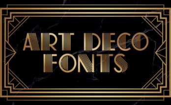 Art Deco Font Family