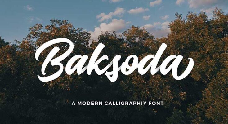 Baksoda Script Font Free Download