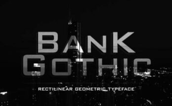 Bank-Gothic-Font-Family-Free-Download