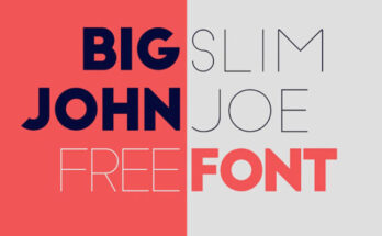 Big-John-Font-Family-Free-Download