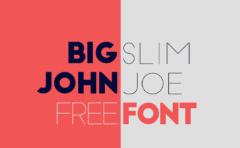 Big John Slim Joe Font