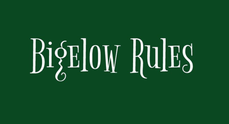 Bigelow Rules Font Free Download