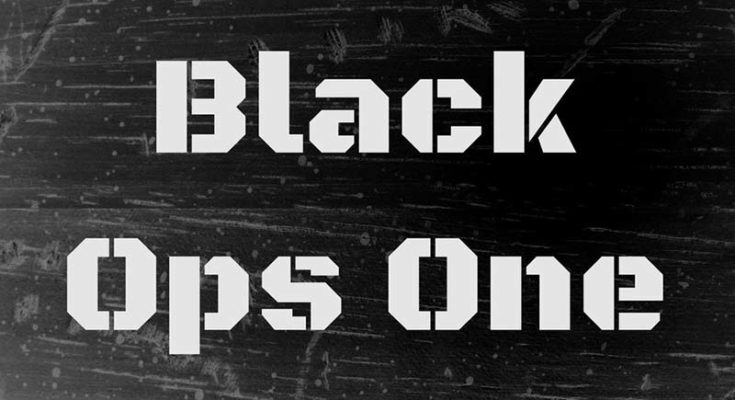 Black Ops Font Free Download