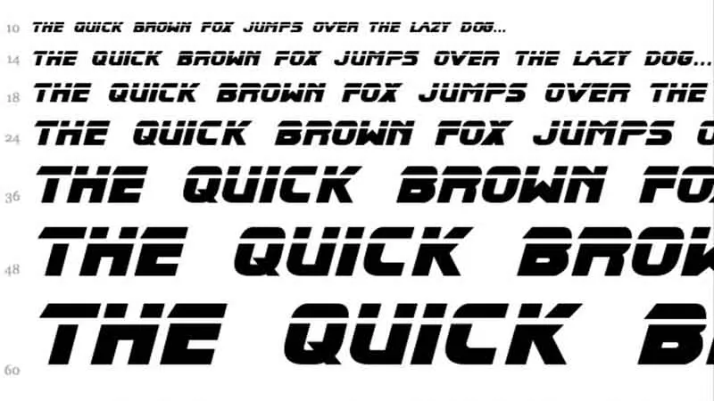 Blade Runner Font Free Download