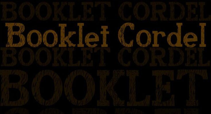 Booklet Cordel Font Free Download