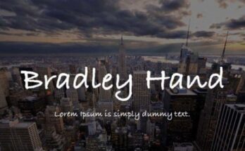 Bradley-Hand-Font-Family-Free-Download