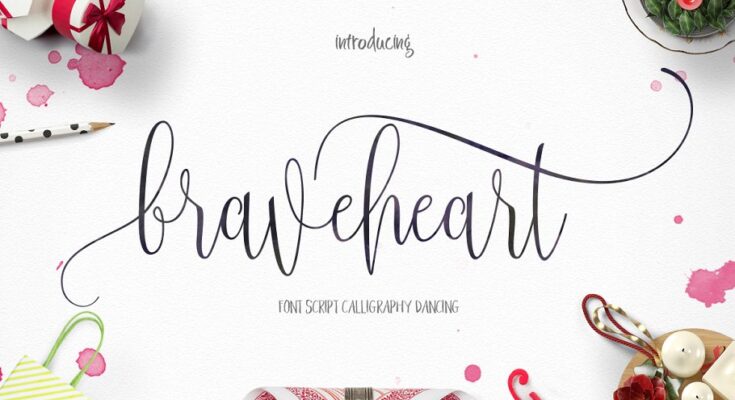 BraveHeart Script Font Free Download
