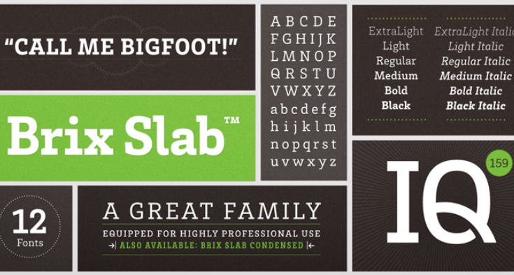 Brix Slab Font Free Download