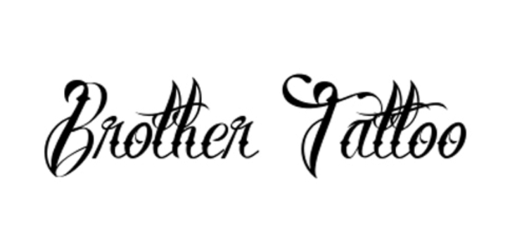 Brother Tattoo Font Family Free Download