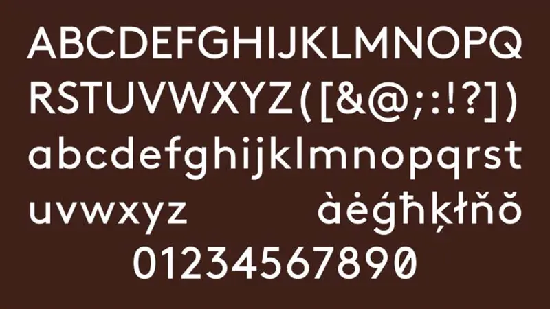 Brown Font Free Download