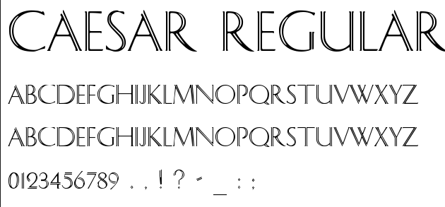 Ceasar Font Family Free Download