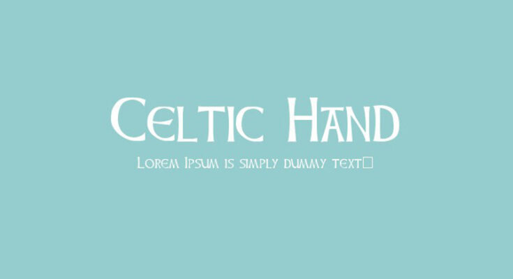 Celtic Hand Font Free Download