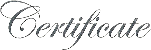 Certificate Font Family Free Download