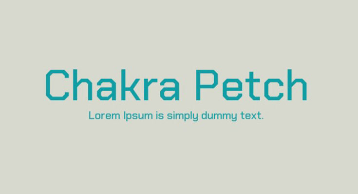 Chakra Petch Font Free Download