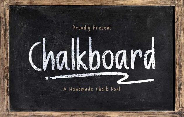 Chalkboard Font Free Download