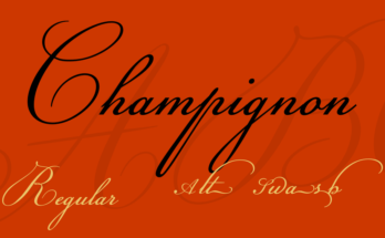 champignon font free download