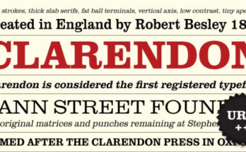 Clarendon-font