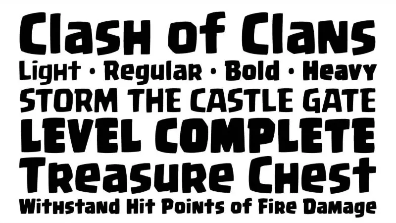 Clash-Royal-Font-Family-Free