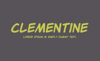 Clementine Font Free Download