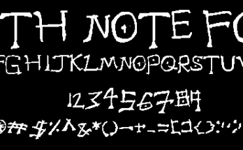Death Note Font Free Download