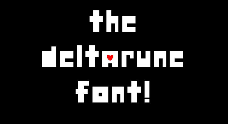 Deltarune Font Free Download