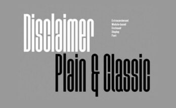 Disclaimer-Font-Family-Free-Download