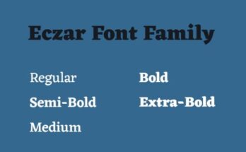 Eczar-Font-Family-Free-Download