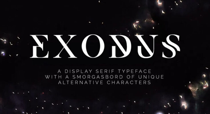 Exodus Font Free Download