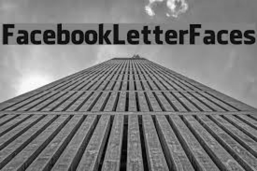 Facebook Letter Faces Font Free Download