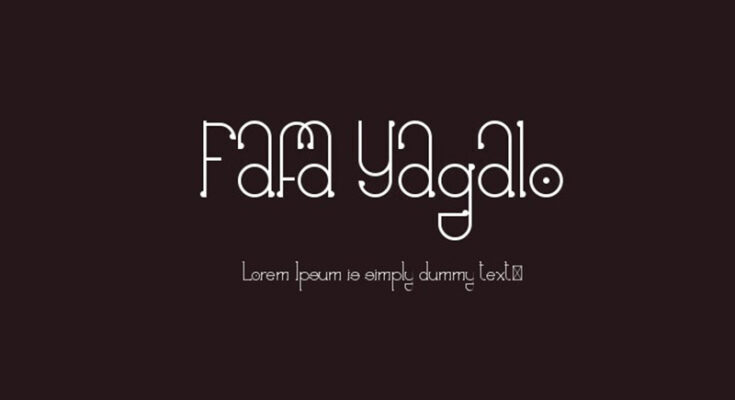 Fafa Yagalo Font Free Download