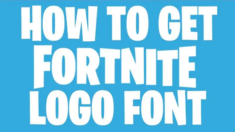 Fortnite Logo Font Free Download
